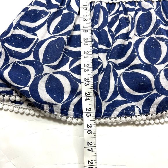 Crewcuts Girls Navy Blue White Geometric Dress Size 7 - Picture 8 of 8